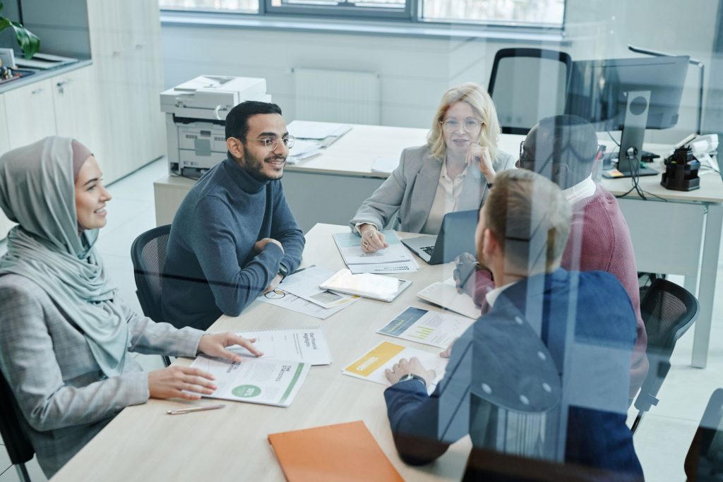 Office conference room meeting