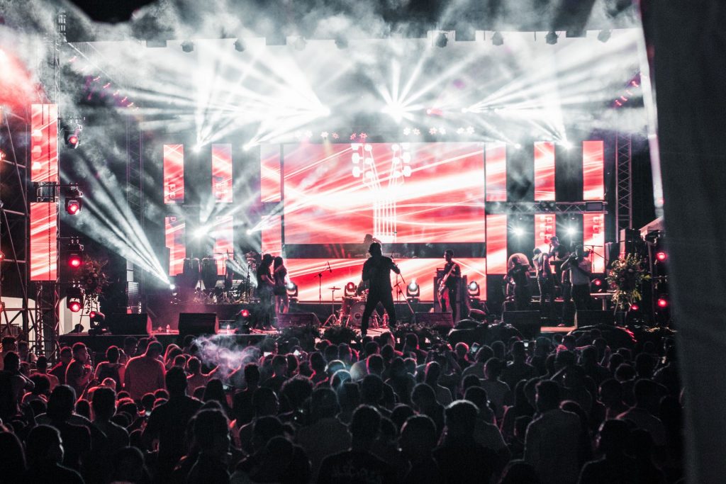 Crowd at a live event, illustrating contingency and event cancellation cover